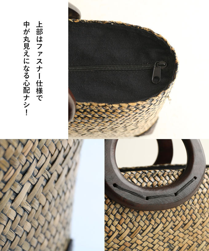 ヴィオ Vieo 凛とした気品 かごバッグ （ベージュ） ベージュ