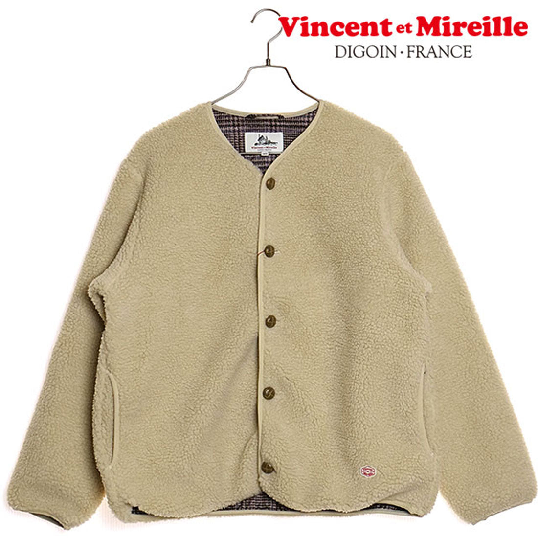 ヴァンソン・エ・ミレイユ Vincent et Mireille VINCENT ET MIREILLE BOA CARDIGAN BEIGE [VM242BL25030-23 FW24] （BEIGE） BEIGE