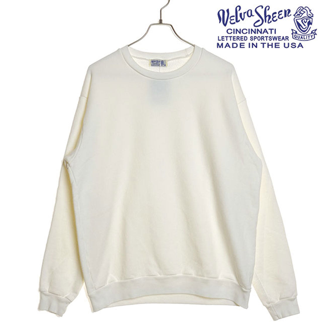 ベルバシーン Velva Sheen NEW CREW WHITE [162210P] （WHITE） WHITE