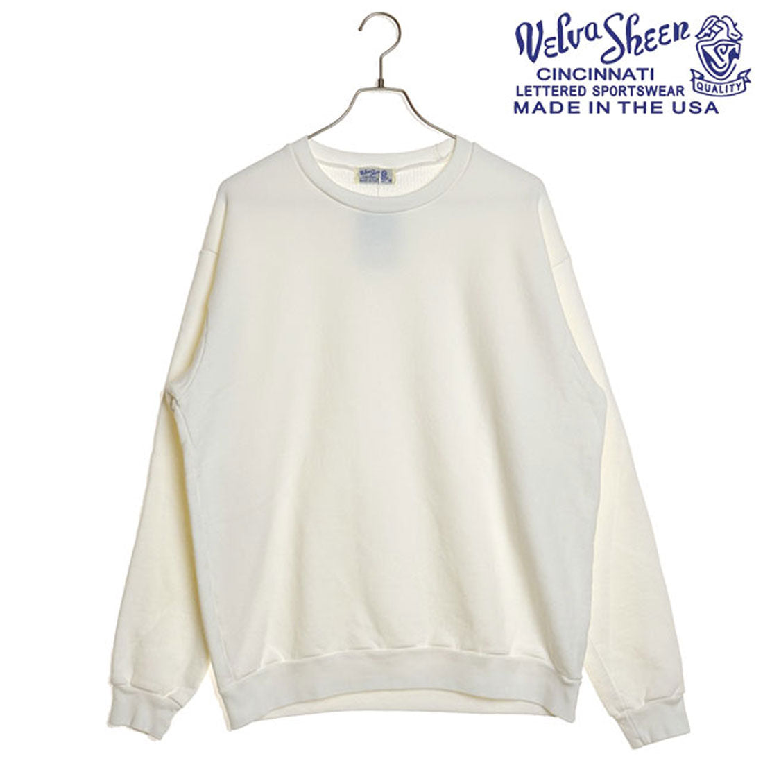 ベルバシーン Velva Sheen NEW CREW WHITE [162210P] （WHITE） WHITE