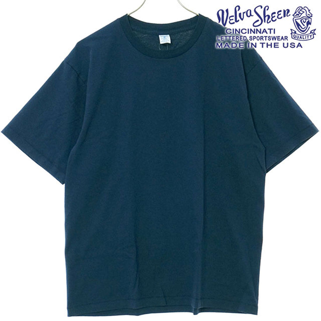 ベルバシーン Velva Sheen 1PAC S/S C/N TEE MADE IN USA NAVY [162319] （NAVY） NAVY