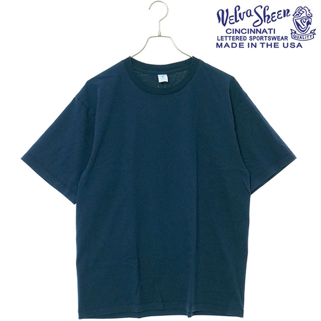 ベルバシーン Velva Sheen 1PAC S/S C/N TEE MADE IN USA NAVY [162319] （NAVY） NAVY