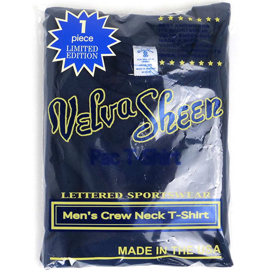 ベルバシーン Velva Sheen 1PAC S/S C/N TEE MADE IN USA NAVY [162319] （NAVY） NAVY