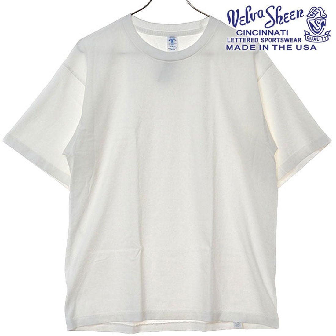 ベルバシーン Velva Sheen 1PAC S/S C/N TEE MADE IN USA WHITE [162319] （WHITE） WHITE