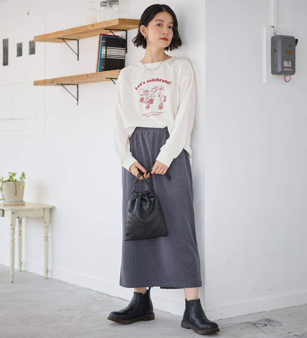 ヴィオラ エ ヴィオラ Viola e Viola 【スペシャルコラボ】スヌーピーCelebrateTシャツ （オフ） オフ