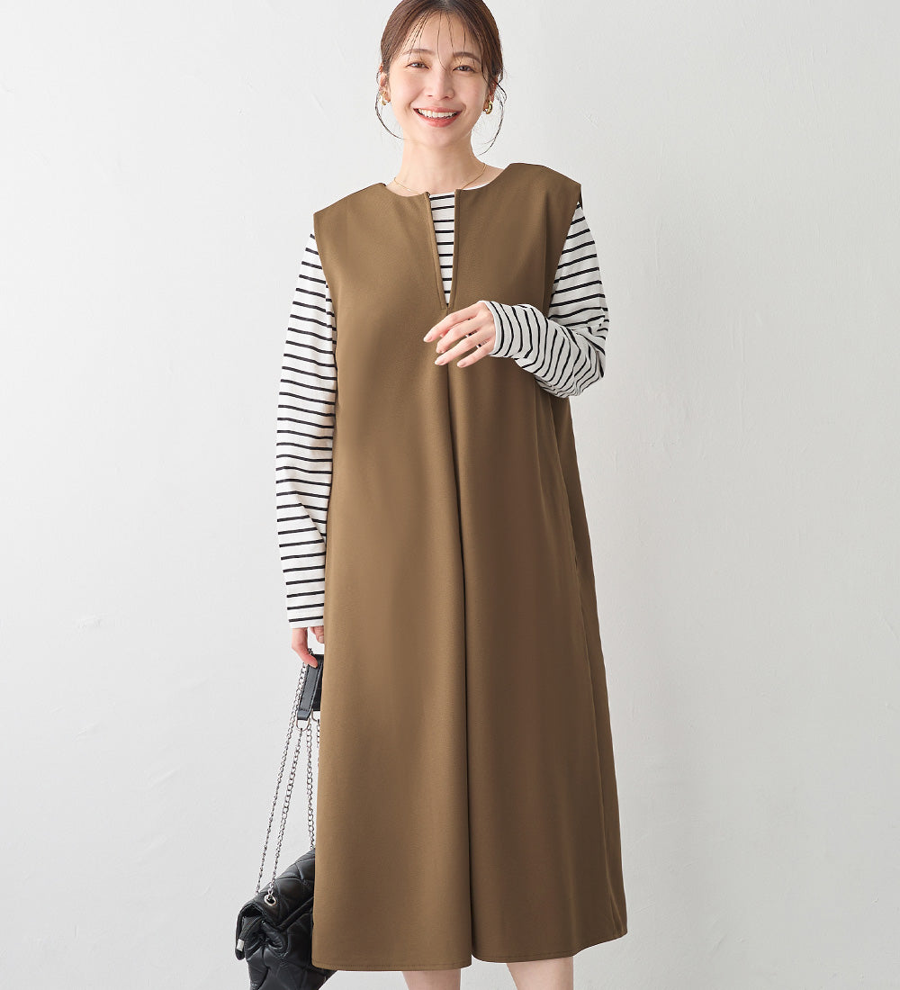 Viola e Viola and Viola e Viola Viola e Viola Easy Clean Stretch 2WAY Jumper Skirt