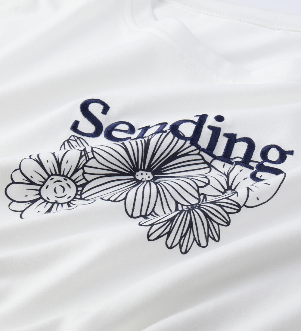 ヴィオラ エ ヴィオラ Viola e Viola 大人の華やかプリントチュニックTシャツ （フラワー） フラワー