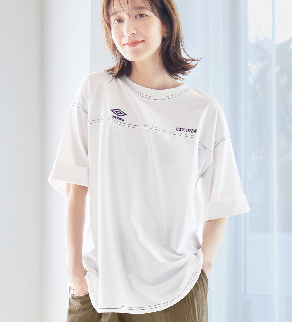 ヴィオラ エ ヴィオラ Viola e Viola 【アンブロ】ビッグシルエットTシャツ （オフホワイト） オフホワイト