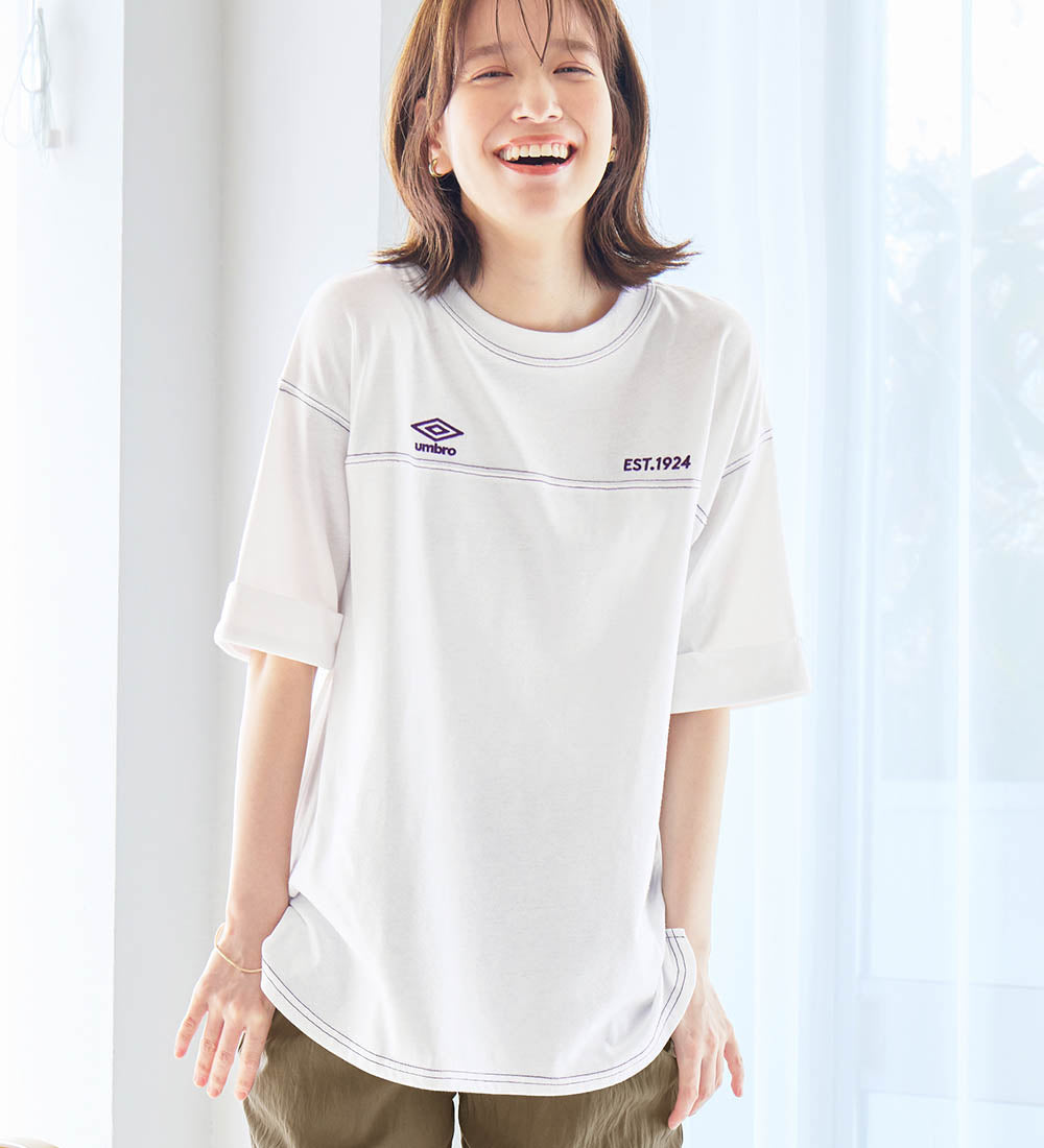 ヴィオラ エ ヴィオラ Viola e Viola 【アンブロ】ビッグシルエットTシャツ （オフホワイト） オフホワイト