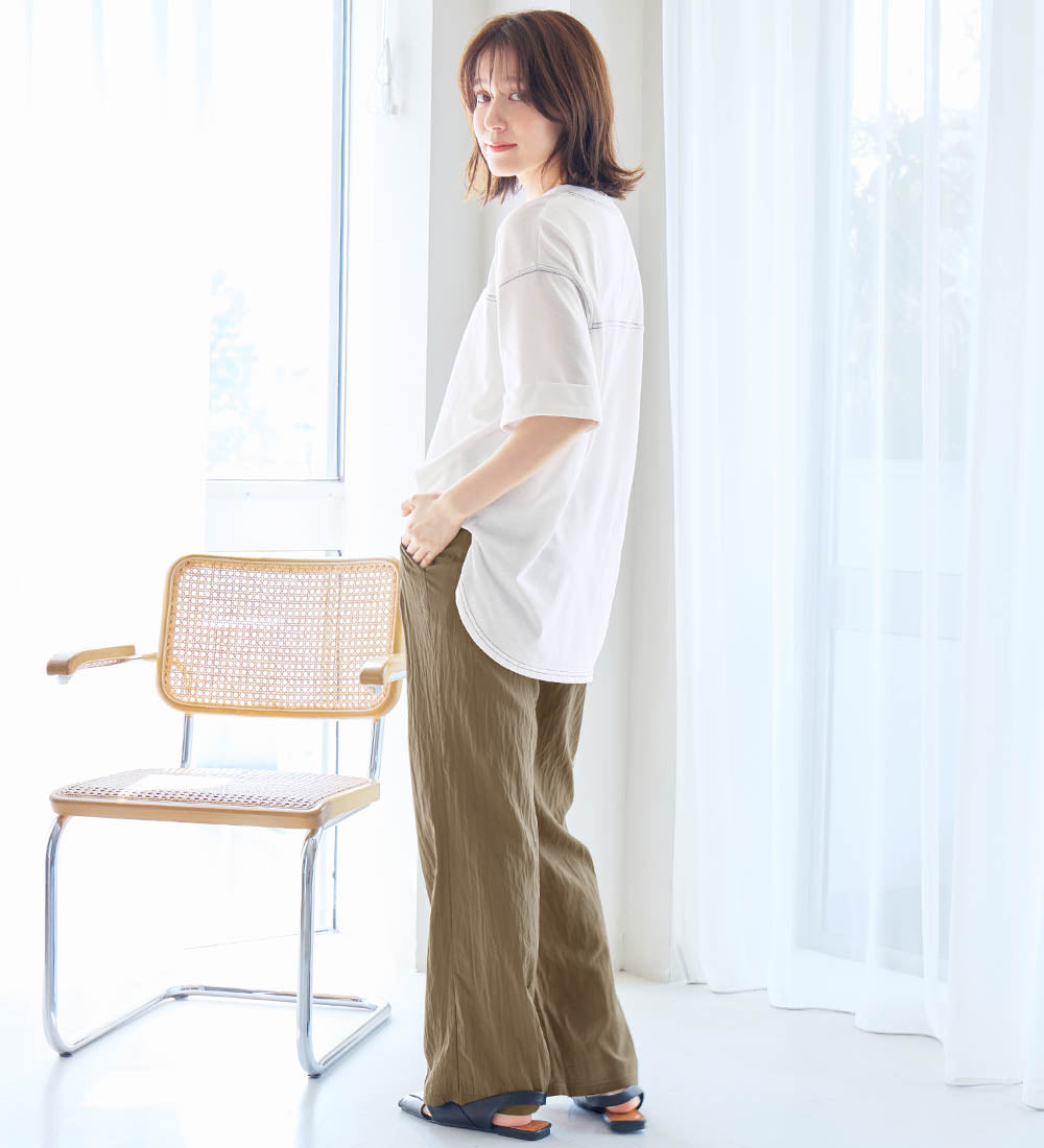 ヴィオラ エ ヴィオラ Viola e Viola 【アンブロ】ビッグシルエットTシャツ （オフホワイト） オフホワイト
