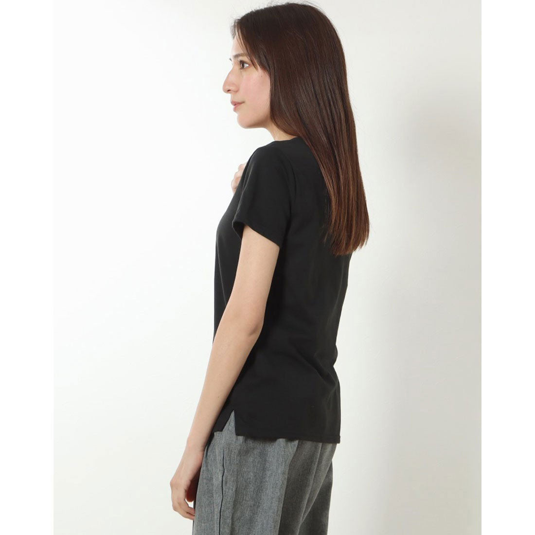 【リンネル７月号掲載】【動画】【５つの機能付】毎日着たい！クルーネックＴシャツ