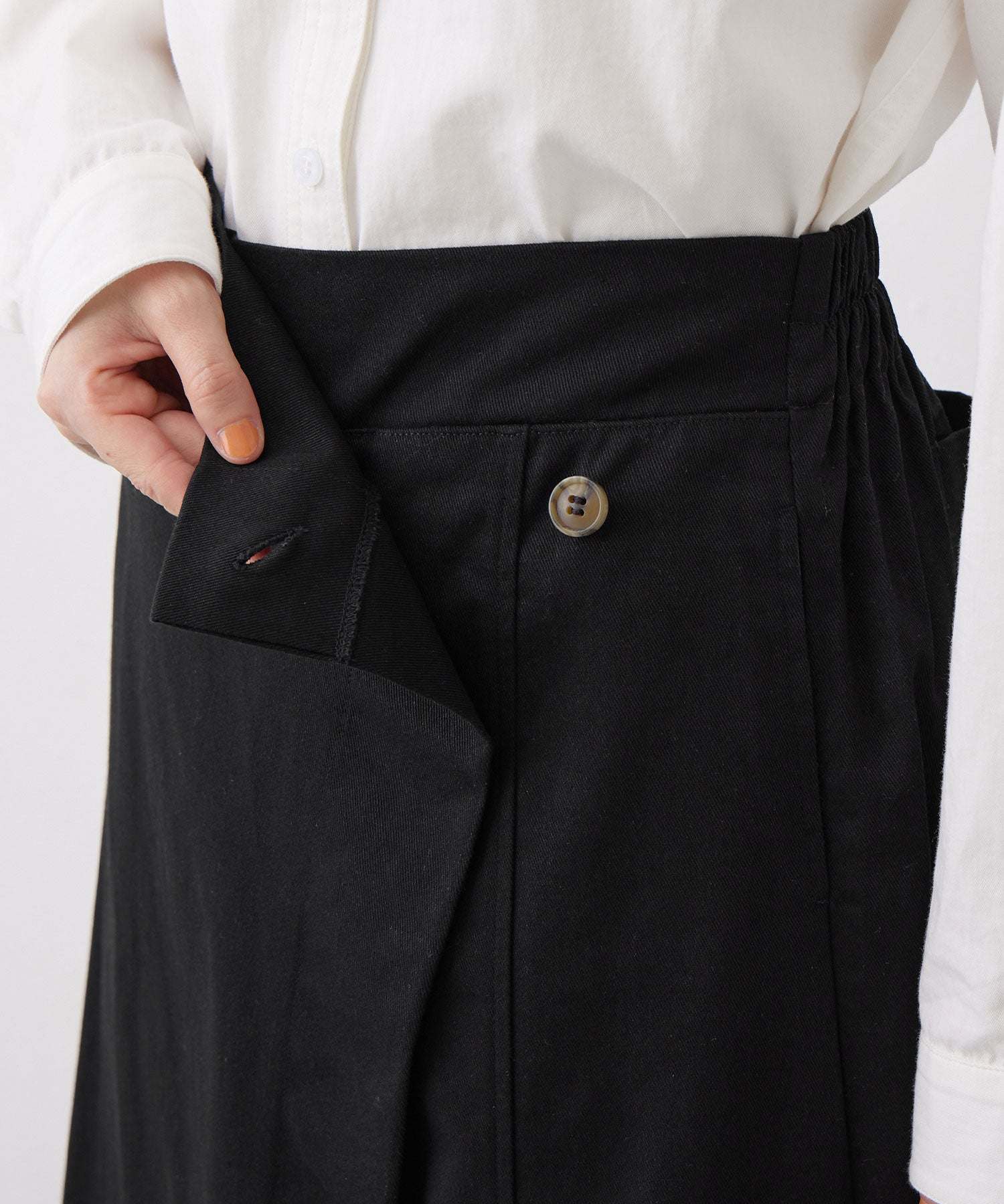 Viola e Viola 100% cotton wrap style cafe pants