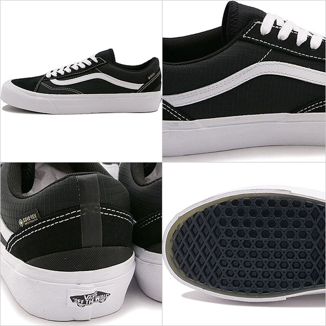 ヴァンズ VANS Old Skool GORE-TEX BLACK/TRUE-WHITE [VN0009QGBPB]