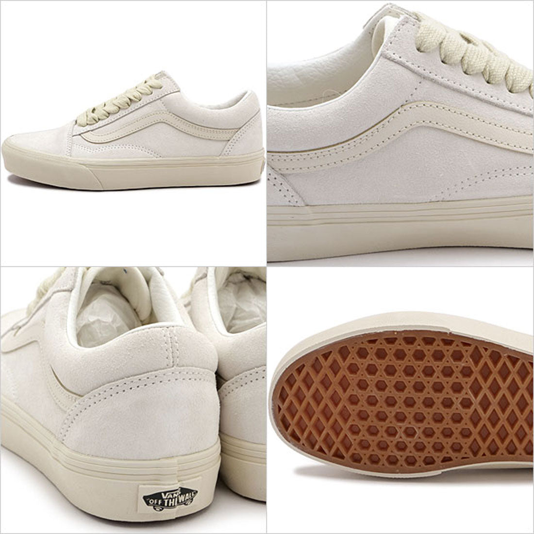 ヴァンズ VANS Old Skool OVERSIZED LACE MARSHMALLOW [VN000CR5FS8 SS25]