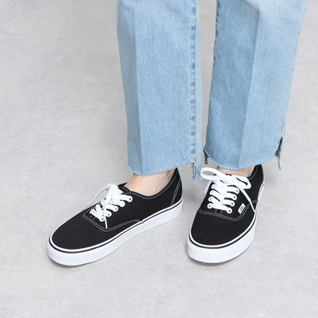 ヴァンズ VANS AUTHENTIC VN000EE3BLK／バンズ オーセンティック スニーカー USA企画