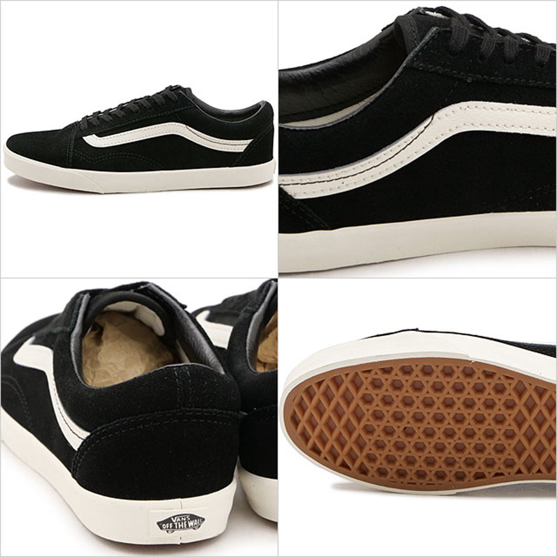 ヴァンズ VANS Old Skool Low pro BLACK/MARSHMALLOW [VN000D0E1KP FW24]