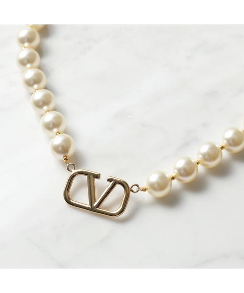 ヴァレンティノ VALENTINO VALENTINO ネックレス J0P13UXM パール Vロゴ （0O3/ゴールド） 0O3/ゴールド