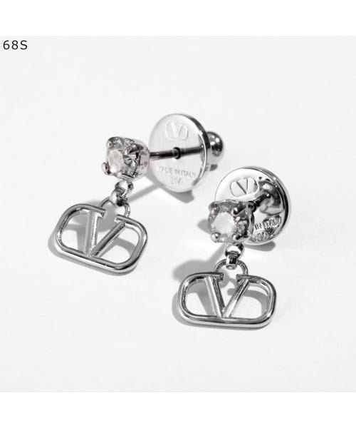 ヴァレンティノ VALENTINO VALENTINO ピアス J0H29YCW Vロゴ クリスタル  （68S/シルバー×クリスタル） 68S/シルバー×クリスタル