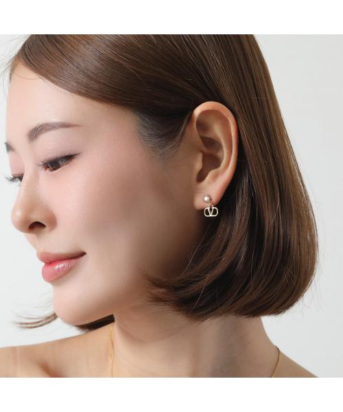 ヴァレンティノ VALENTINO VALENTINO ピアス J0H29YCW Vロゴ クリスタル  （68S/シルバー×クリスタル） 68S/シルバー×クリスタル