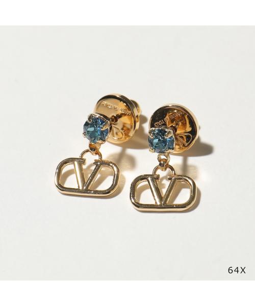 ヴァレンティノ VALENTINO VALENTINO ピアス J0H29YCW Vロゴ クリスタル  （68S/シルバー×クリスタル） 68S/シルバー×クリスタル