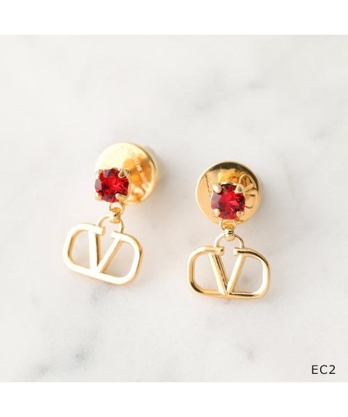 ヴァレンティノ VALENTINO VALENTINO ピアス J0H29YCW Vロゴ クリスタル  （68S/シルバー×クリスタル） 68S/シルバー×クリスタル