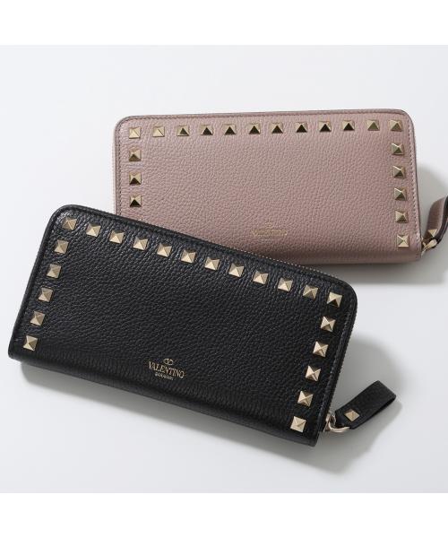 ヴァレンティノ VALENTINO VALENTINO ラウンドファスナー長財布 P0645VSH ロックスタッズ （0NO/ブラック） 0NO/ブラック