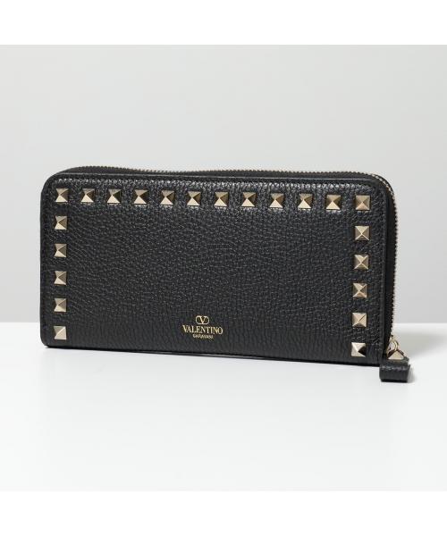 ヴァレンティノ VALENTINO VALENTINO ラウンドファスナー長財布 P0645VSH ロックスタッズ （0NO/ブラック） 0NO/ブラック