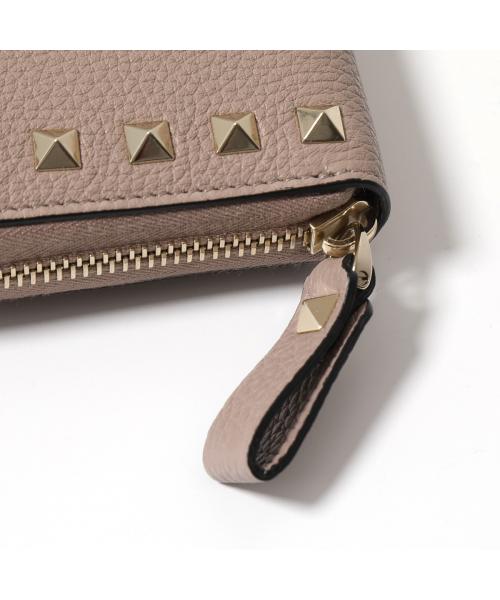 ヴァレンティノ VALENTINO VALENTINO ラウンドファスナー長財布 P0645VSH ロックスタッズ （0NO/ブラック） 0NO/ブラック
