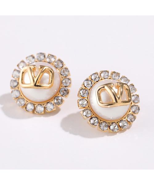 ヴァレンティノ VALENTINO VALENTINO ピアス J0T83 HJY Vロゴ パール （Y49/ホワイト他） Y49/ホワイト他