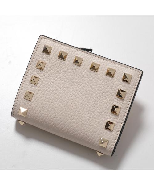 ヴァレンティノ VALENTINO VALENTINO 二つ折り財布 P0AR5VSH レザー （I16/ホワイト） I16/ホワイト