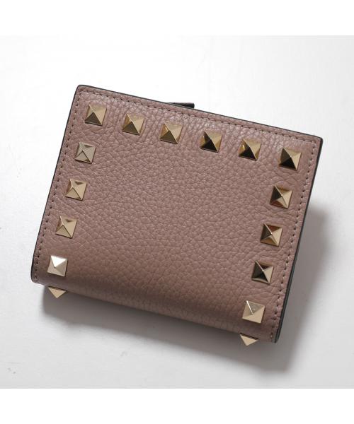 ヴァレンティノ VALENTINO VALENTINO 二つ折り財布 P0AR5VSH レザー （P45/ライトブラウン） P45/ライトブラウン