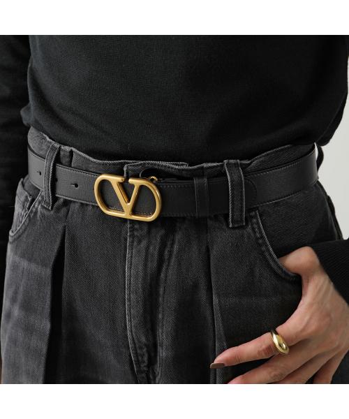 ヴァレンティノ VALENTINO VALENTINO ベルト T0SM3IYR レザー 30MM （0NO/ブラック） 0NO/ブラック