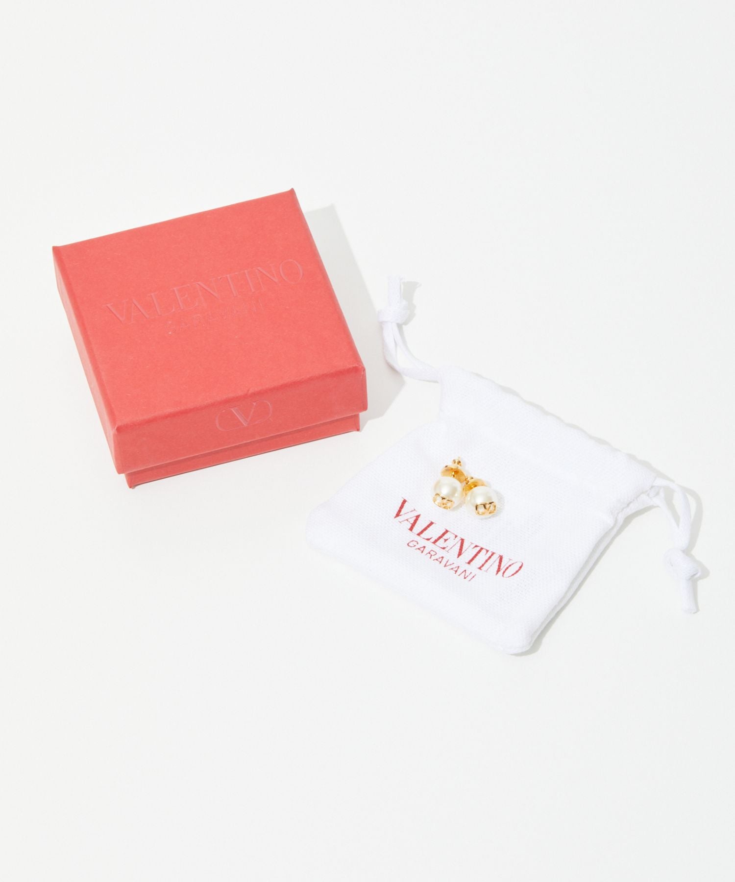 ヴァレンティノ VALENTINO 5W2J0E35UXM 耳環 VLOGO SIGNATURE PEARL 女士 配飾 V標誌 簽名 珍珠耳環