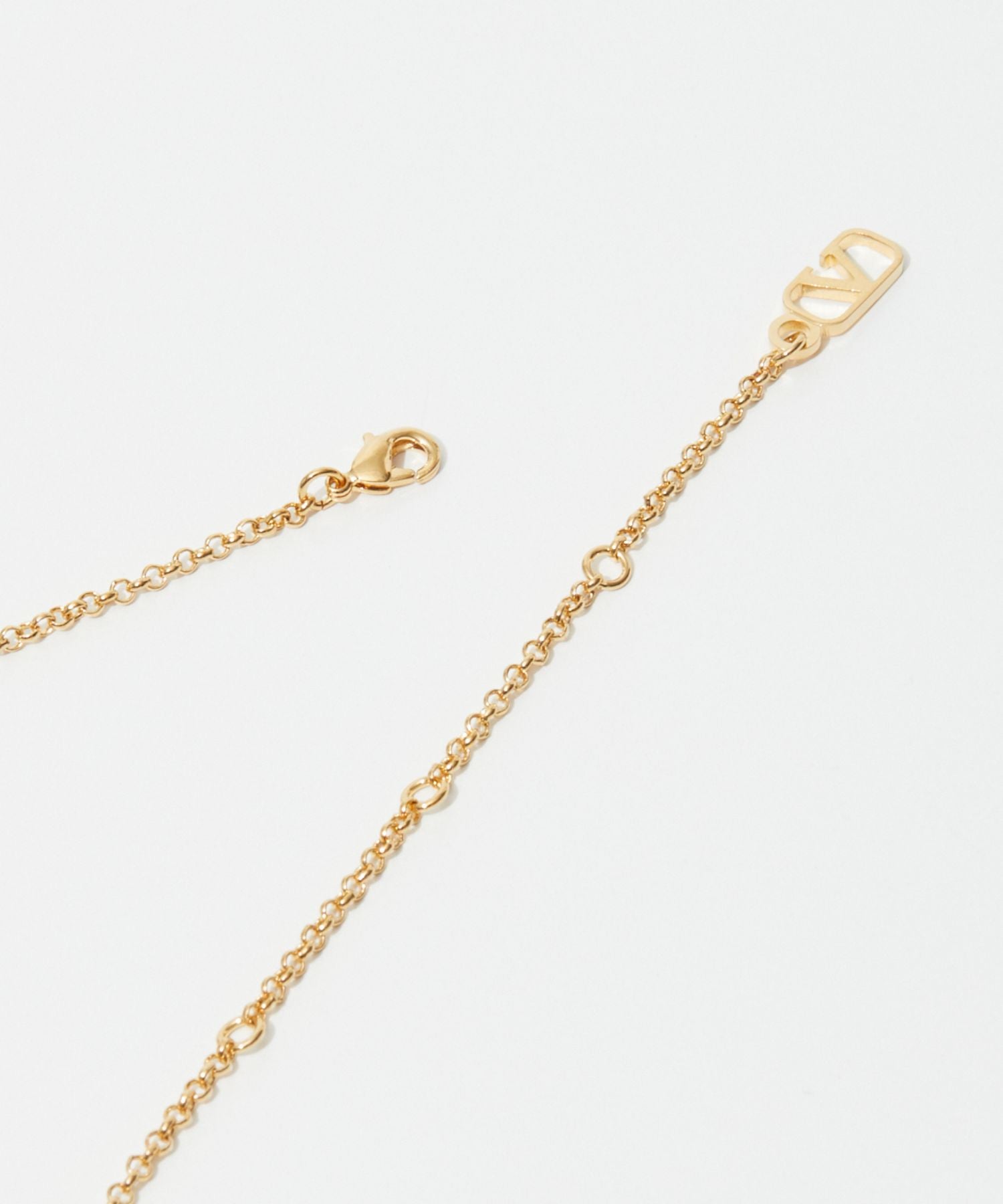 Valentino VALENTINO 5W2J0Q37MET Necklace VLOGO SIGNATURE Women's Accessories Garavani V Logo Signature Pendant NECKLACE CS4