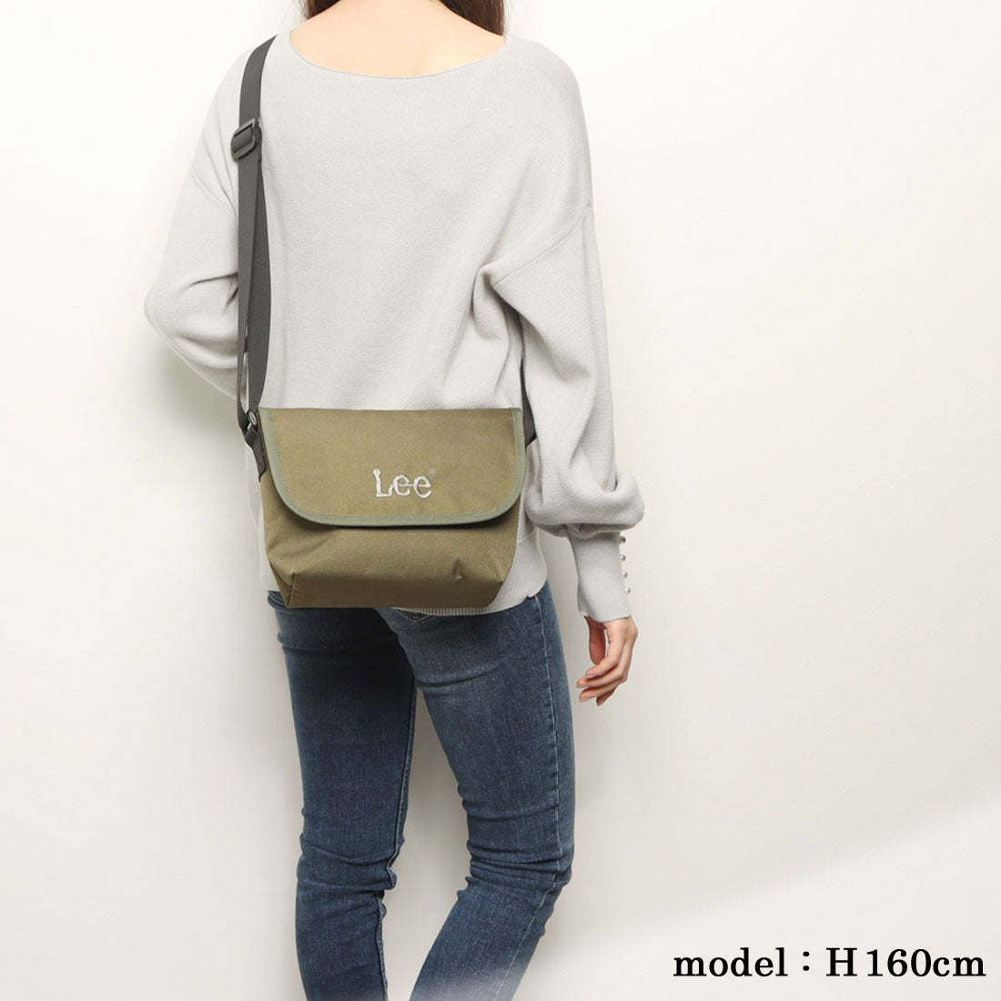 VARIOUS STYLE Lee Logo Shoulder Bag Shoulder Bag Shoulder Pouch 0425887 LE0425887-GRY