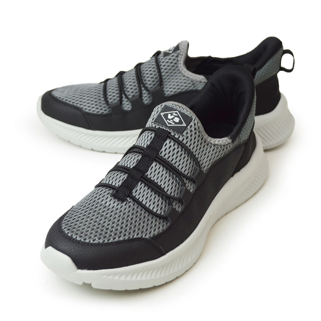 ヴァンスポーツ VANSPORT スニーカー メンズ スリッポン ランニングシューズ スポーツシューズ メンズスニーカー ウォーキング 軽量 通気性,グレー