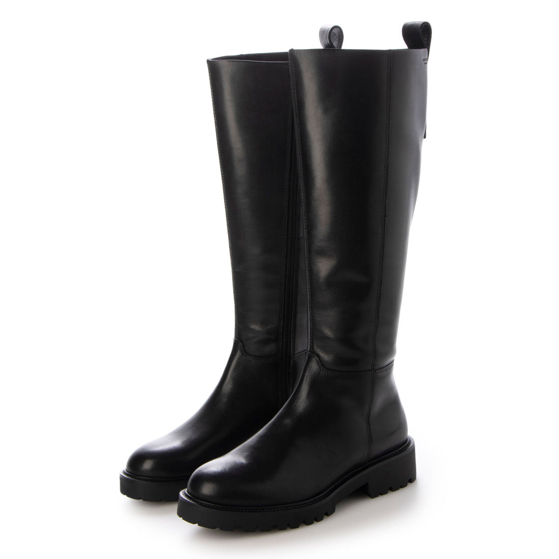 VAGABOND Round Toe Tank Sole Long Boots