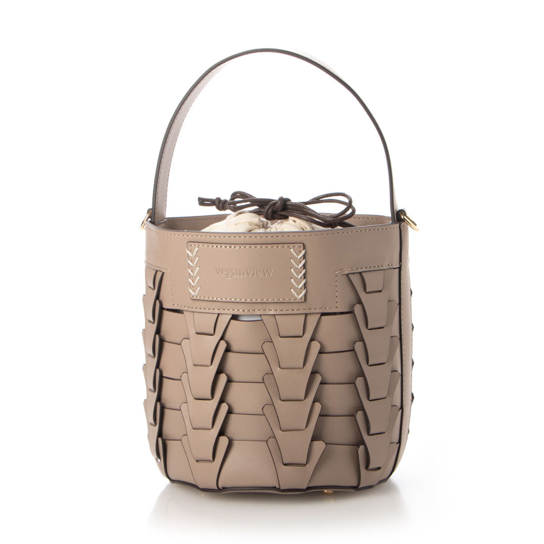 Veganview V Piece Mesh Bucket Bag