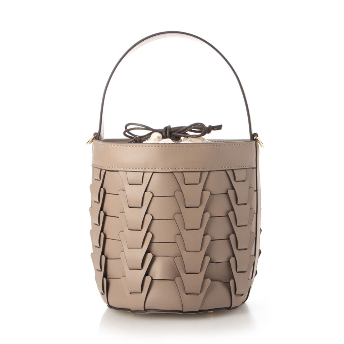 Veganview V Piece Mesh Bucket Bag
