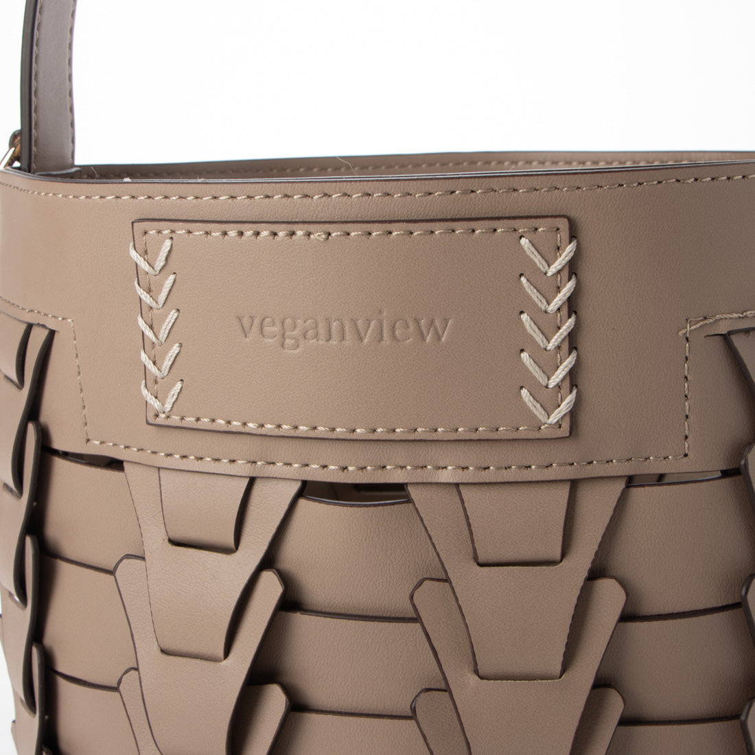 Veganview V Piece Mesh Bucket Bag