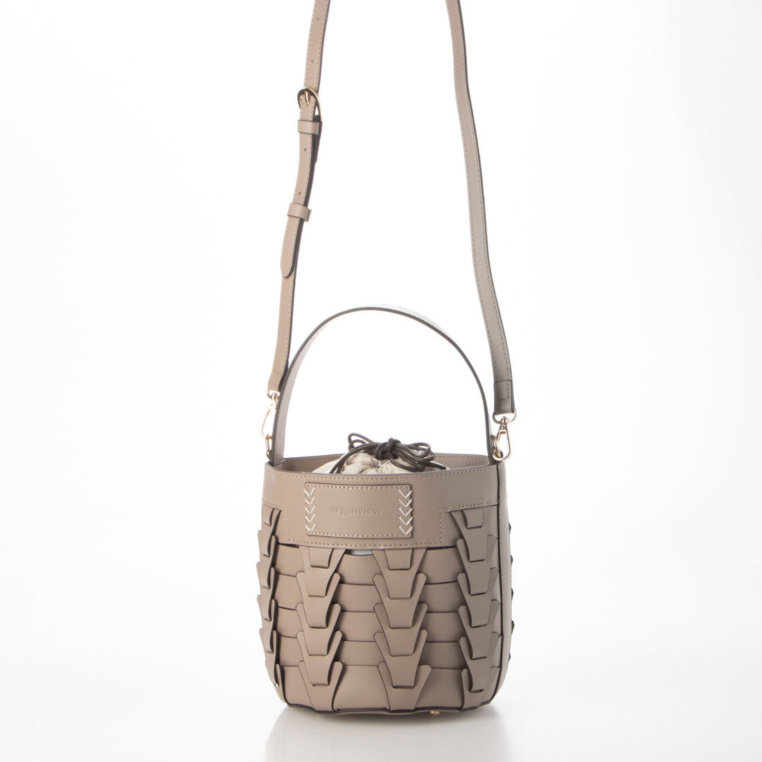 Veganview V Piece Mesh Bucket Bag