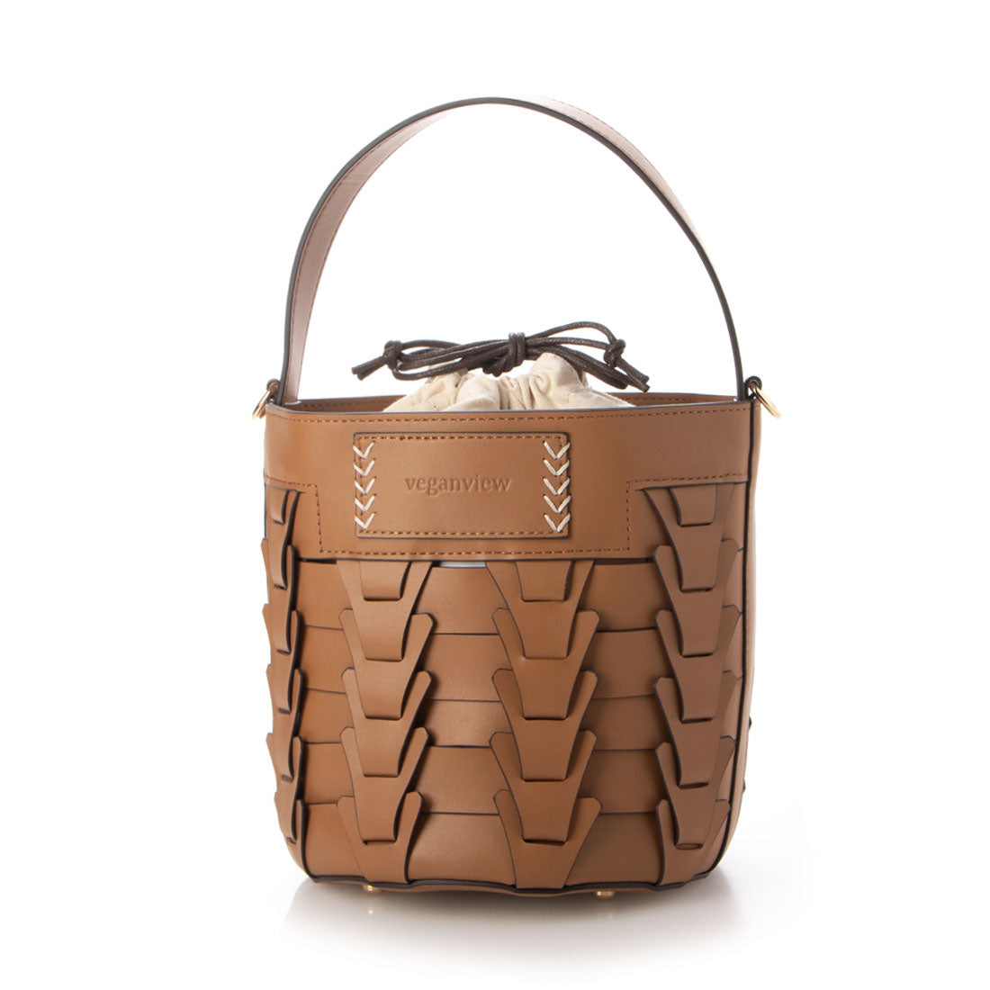 Veganview V Piece Mesh Bucket Bag