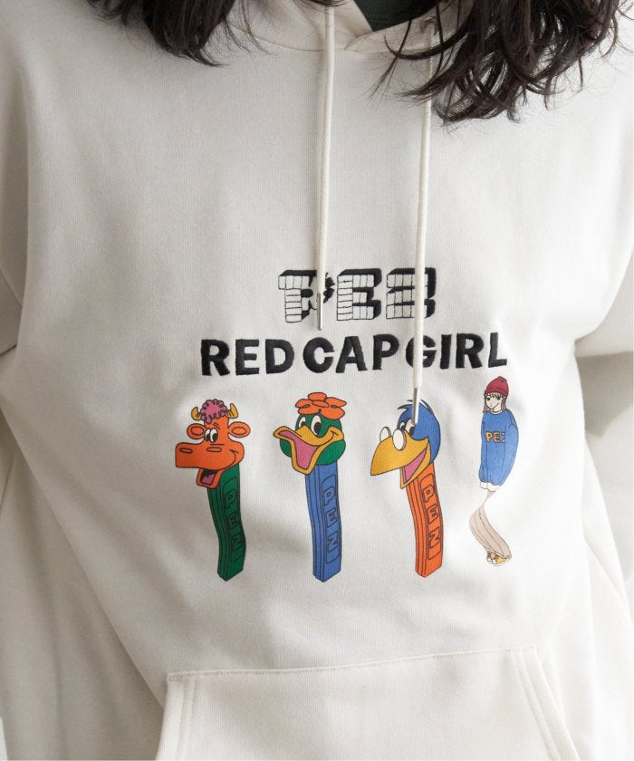 ヴァンス エクスチェンジ VENCE EXCHANGE PEZ×Red Cap Girl コラボパーカー （ダークグレイ） ダークグレイ