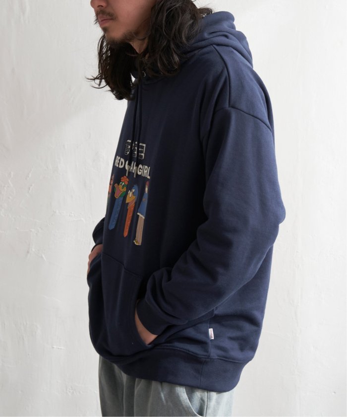 ヴァンス エクスチェンジ VENCE EXCHANGE PEZ×Red Cap Girl コラボパーカー （ダークグレイ） ダークグレイ