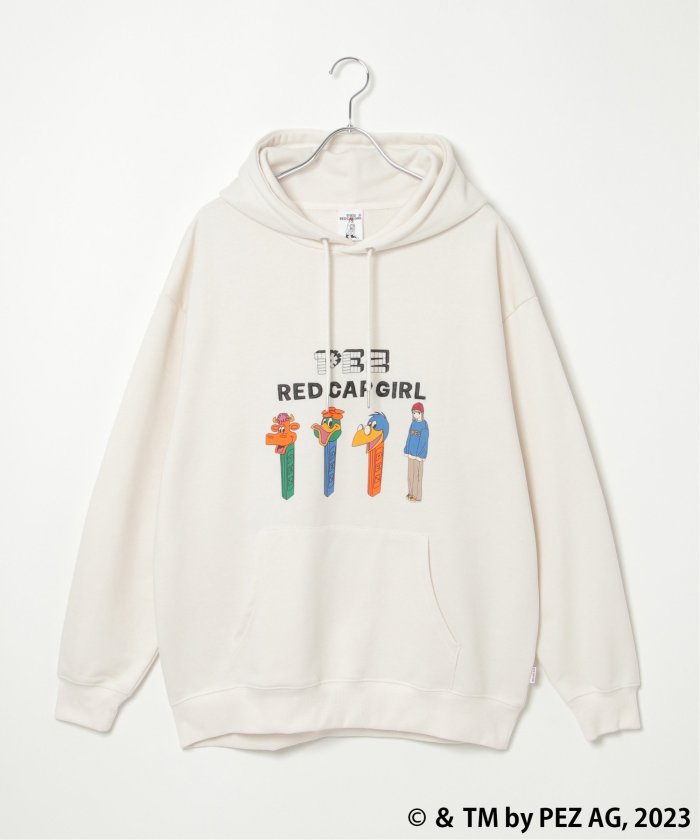 ヴァンス エクスチェンジ VENCE EXCHANGE PEZ×Red Cap Girl コラボパーカー （ダークグレイ） ダークグレイ