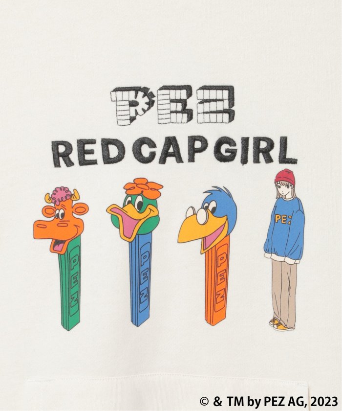 ヴァンス エクスチェンジ VENCE EXCHANGE PEZ×Red Cap Girl コラボパーカー （ダークグレイ） ダークグレイ