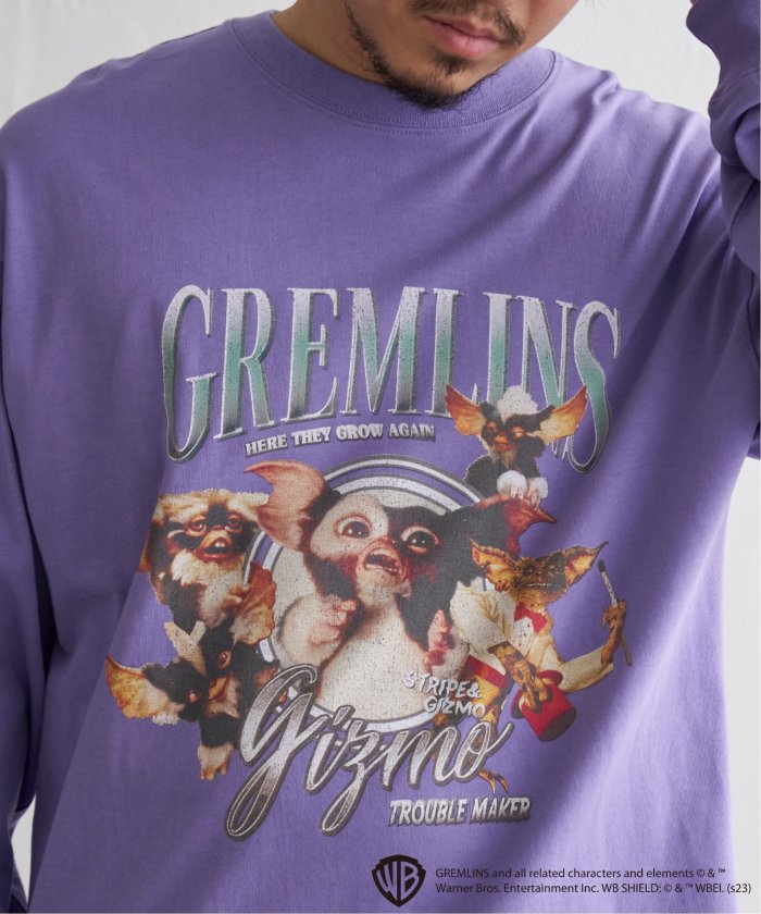 ヴァンス エクスチェンジ VENCE EXCHANGE GREMLINS グレムリン コラージュプリントロンT （ホワイト） ホワイト