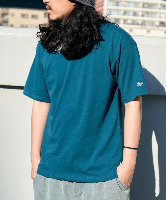 ヴァンス エクスチェンジ VENCE EXCHANGE DISCUS ATHLETIC クルーTシャツ （ブラック） ブラック