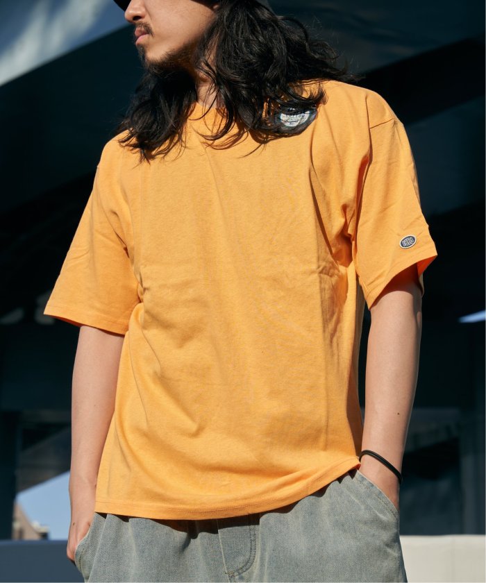 ヴァンス エクスチェンジ VENCE EXCHANGE DISCUS ATHLETIC クルーTシャツ （ブラック） ブラック