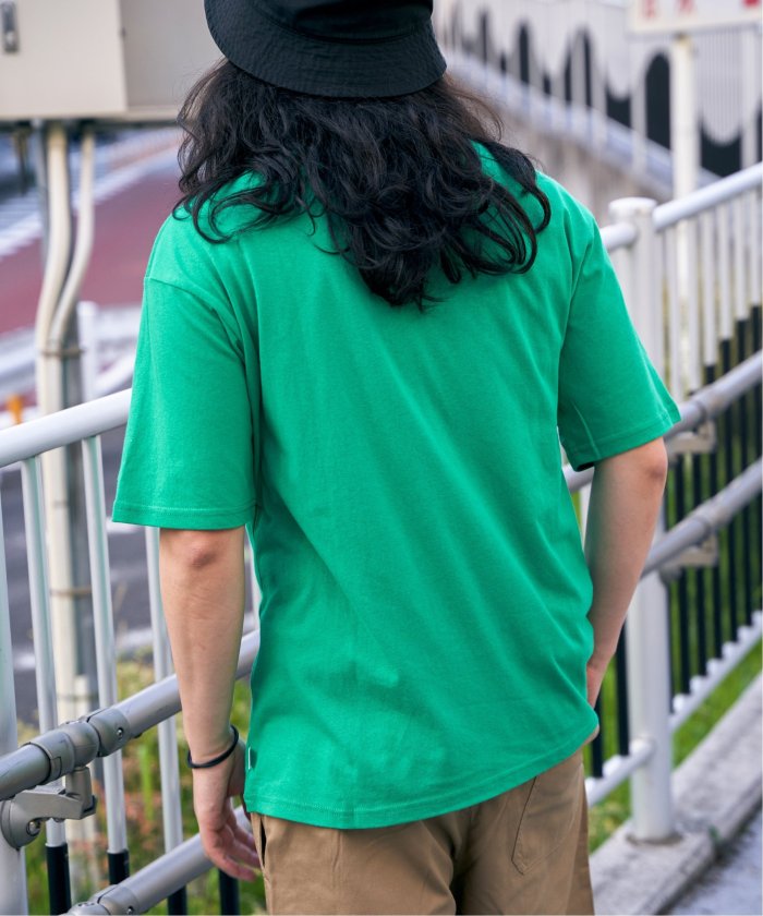 ヴァンス エクスチェンジ VENCE EXCHANGE DISCUS ATHLETIC クルーTシャツ （ブラック） ブラック